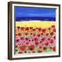 Poppies by the Beach-Caroline Duncan-Framed Giclee Print