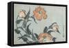 Poppies, C. 1832-Katsushika Hokusai-Framed Stretched Canvas