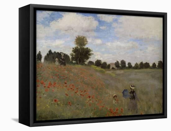 Poppies, c.1873-Claude Monet-Framed Stretched Canvas