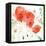 Poppies Chinoise-Sheila Golden-Framed Stretched Canvas