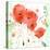 Poppies Chinoise-Sheila Golden-Stretched Canvas