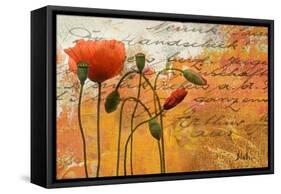 Poppies Composition I-Patricia Pinto-Framed Stretched Canvas