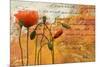 Poppies Composition I-Patricia Pinto-Mounted Premium Giclee Print