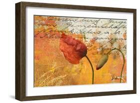 Poppies Composition II-Patricia Pinto-Framed Art Print