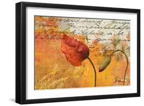 Poppies Composition II-Patricia Pinto-Framed Art Print