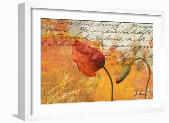 Poppies Composition II-Patricia Pinto-Framed Art Print