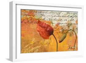 Poppies Composition II-Patricia Pinto-Framed Art Print