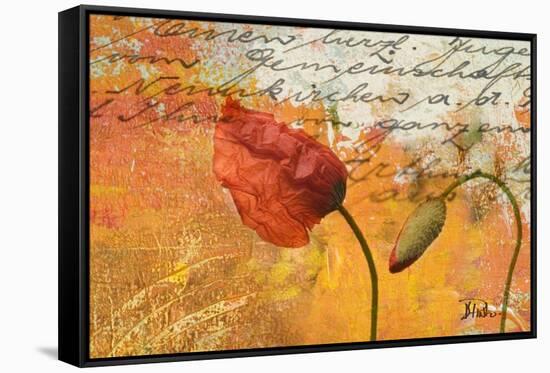 Poppies Composition II-Patricia Pinto-Framed Stretched Canvas