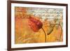 Poppies Composition II-Patricia Pinto-Framed Premium Giclee Print