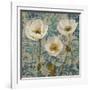 Poppies Crackle III-Tania Bello-Framed Giclee Print