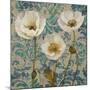 Poppies Crackle III-Tania Bello-Mounted Giclee Print