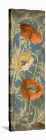 Poppies de Bleu I-Lanie Loreth-Stretched Canvas