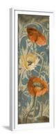 Poppies de Bleu I-Lanie Loreth-Framed Premium Giclee Print