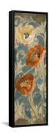 Poppies de Bleu II-Lanie Loreth-Framed Stretched Canvas