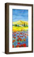 Poppies Forever IV-Anton Knorpel-Framed Art Print