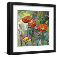 Poppies Galore-Karen Mathison Schmidt-Framed Art Print