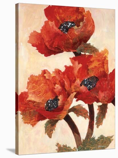 Poppies I-Joyce H^ Kamikura-Stretched Canvas