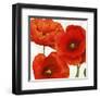 Poppies I-Luca Villa-Framed Art Print
