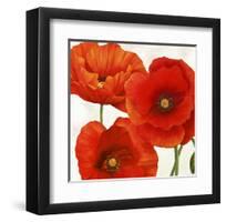 Poppies I-Luca Villa-Framed Art Print