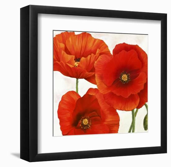 Poppies I-Luca Villa-Framed Art Print