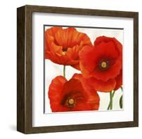 Poppies I-Luca Villa-Framed Art Print