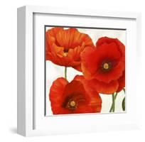 Poppies I-Luca Villa-Framed Art Print