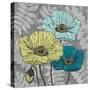 Poppies I-N. Harbick-Stretched Canvas