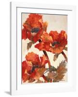 Poppies II-Joyce H^ Kamikura-Framed Giclee Print