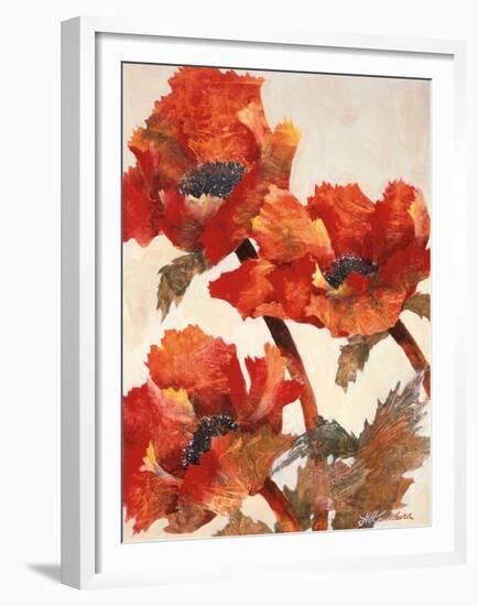 Poppies II-Joyce H^ Kamikura-Framed Giclee Print