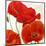 Poppies II-Luca Villa-Mounted Art Print