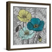 Poppies II-N. Harbick-Framed Art Print