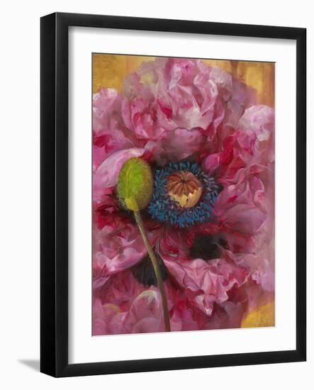 Poppies II-li bo-Framed Giclee Print