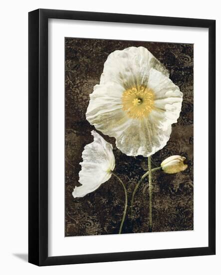 Poppies II-John Seba-Framed Art Print