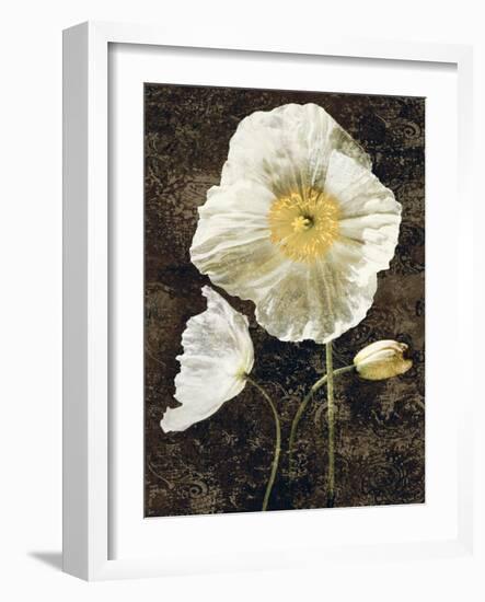 Poppies II-John Seba-Framed Art Print