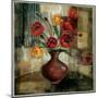 Poppies in a Copper Vase I-Silvia Vassileva-Mounted Art Print
