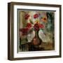 Poppies in a Copper Vase II-Silvia Vassileva-Framed Art Print