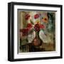 Poppies in a Copper Vase II-Silvia Vassileva-Framed Art Print