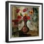 Poppies in a Copper Vase II-Silvia Vassileva-Framed Art Print