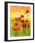 Poppies in a Field-ZPR Int’L-Framed Giclee Print