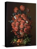 Poppies in a Terracotta Vase, 2000-Amelia Kleiser-Stretched Canvas