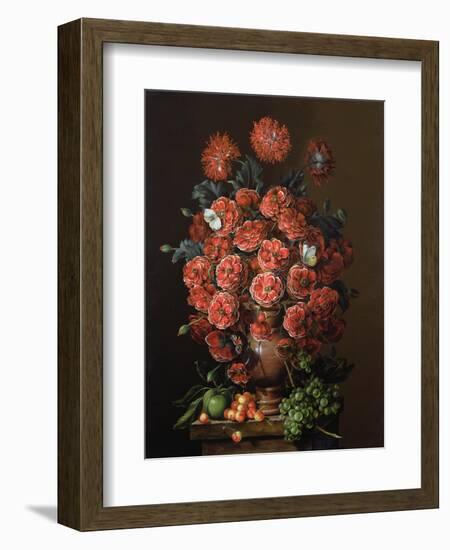 Poppies in a Terracotta Vase, 2000-Amelia Kleiser-Framed Giclee Print