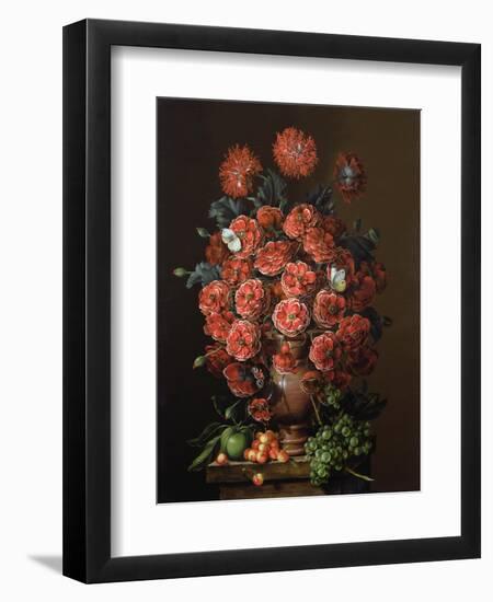 Poppies in a Terracotta Vase, 2000-Amelia Kleiser-Framed Giclee Print