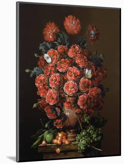 Poppies in a Terracotta Vase, 2000-Amelia Kleiser-Mounted Giclee Print