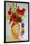 Poppies in a Vase,2000-Joan Thewsey-Framed Giclee Print