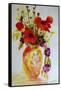 Poppies in a Vase,2000-Joan Thewsey-Framed Stretched Canvas