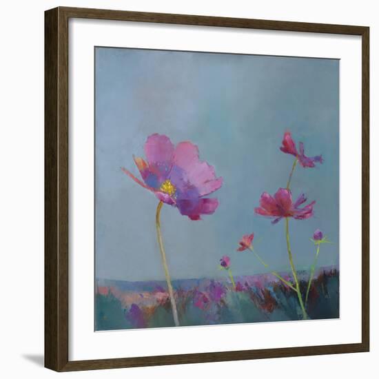 Poppies in Bloom I-Sarah Simpson-Framed Giclee Print