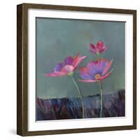 Poppies in Bloom II-Sarah Simpson-Framed Giclee Print