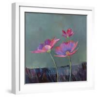 Poppies in Bloom II-Sarah Simpson-Framed Giclee Print