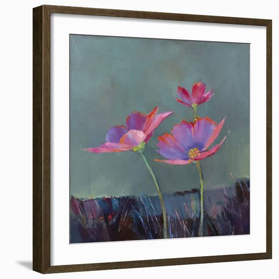 Poppies in Bloom II-Sarah Simpson-Framed Giclee Print