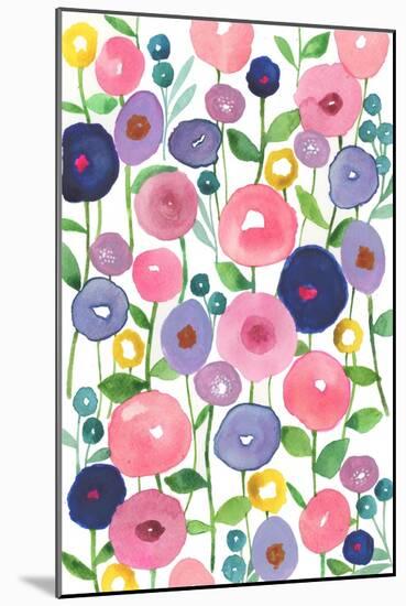 Poppies in Bloom-Elizabeth Rider-Mounted Giclee Print